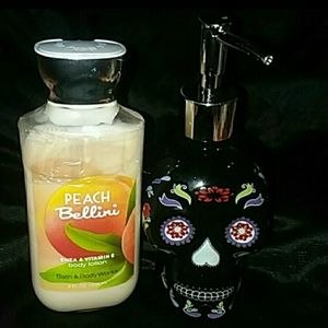 Sugar Skull soap or lotion dispenser